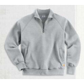 Men's Mid-Weight Quarter Zip Mock-Neck Sweatshirt